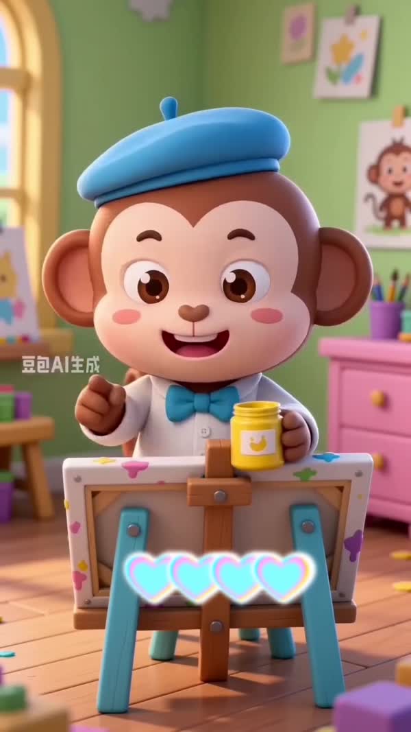 奇奇猴趣味场景34